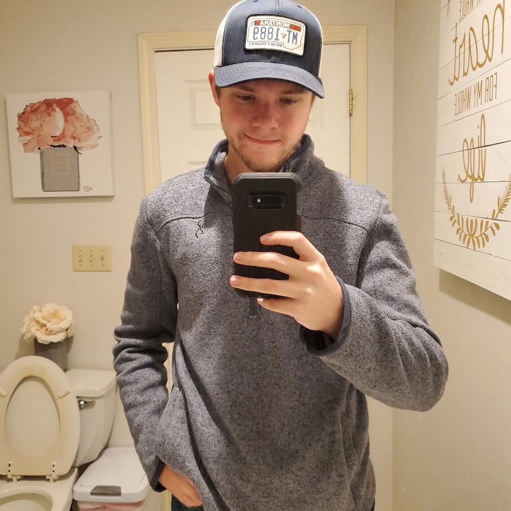 Mens Medium Browning 1/4 Zip